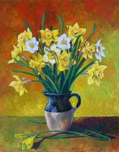 Daffodils in a Vase