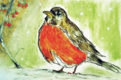Robin in Winter Robin in Winter